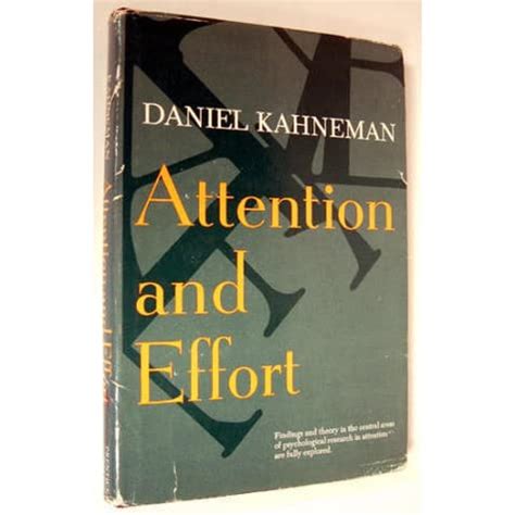 kahneman 1973 attention and effort